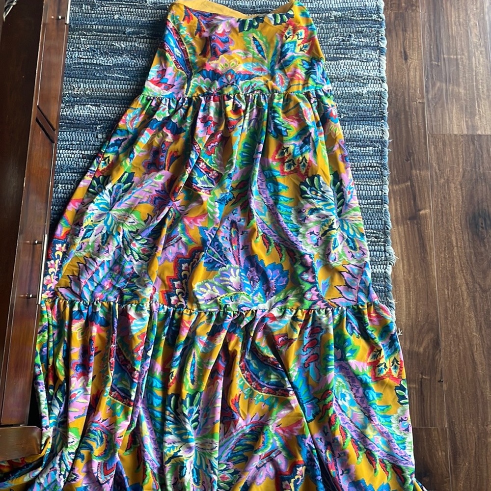Colorful long skirt
